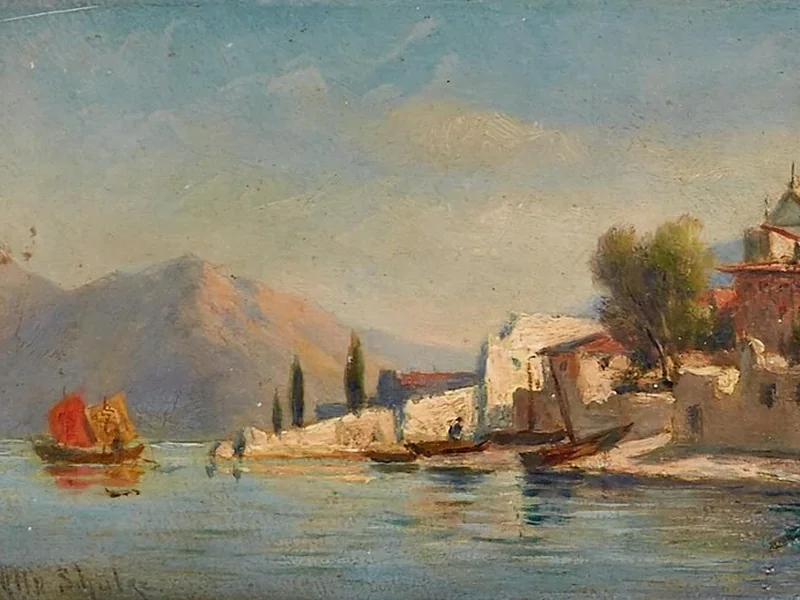 1893-Otto Schulze - Lago di Garda